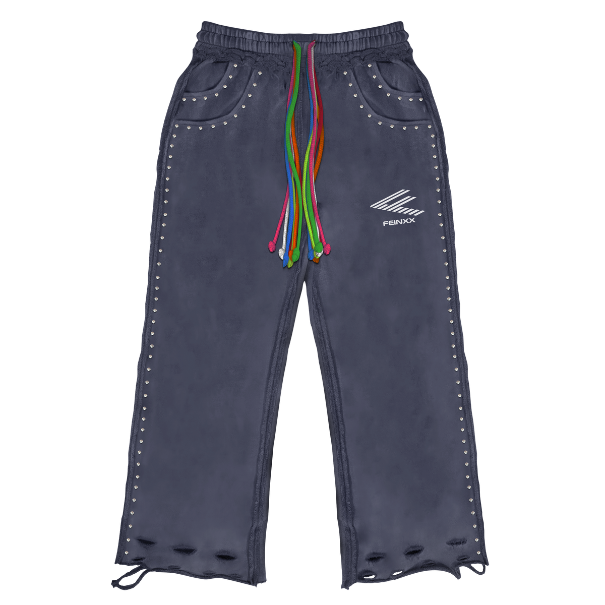 Navy double pocket sweatpants