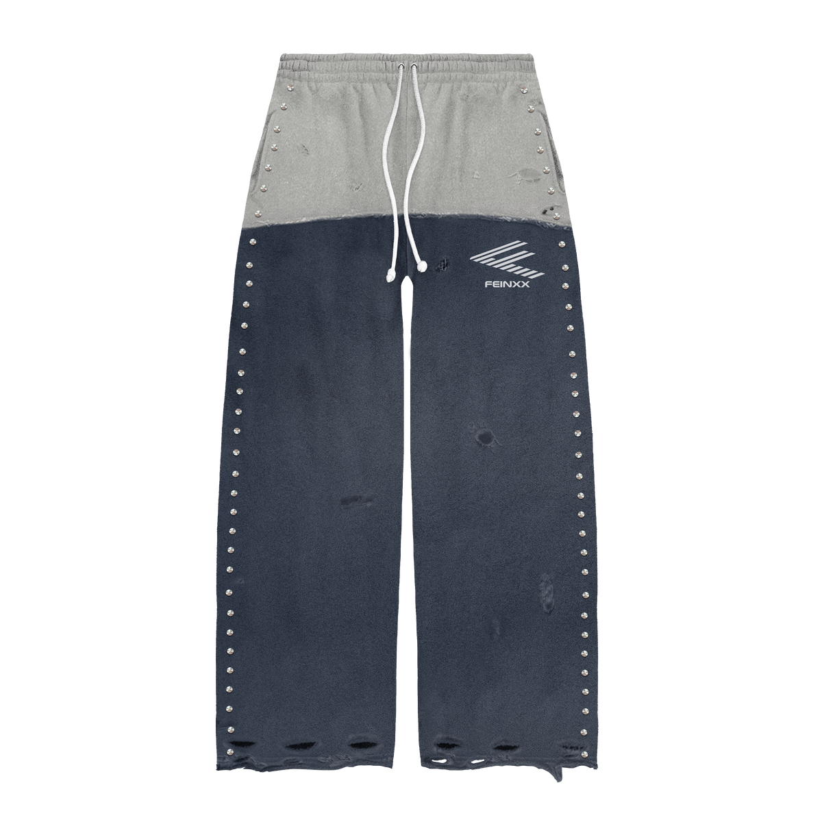 Gray & blue pants