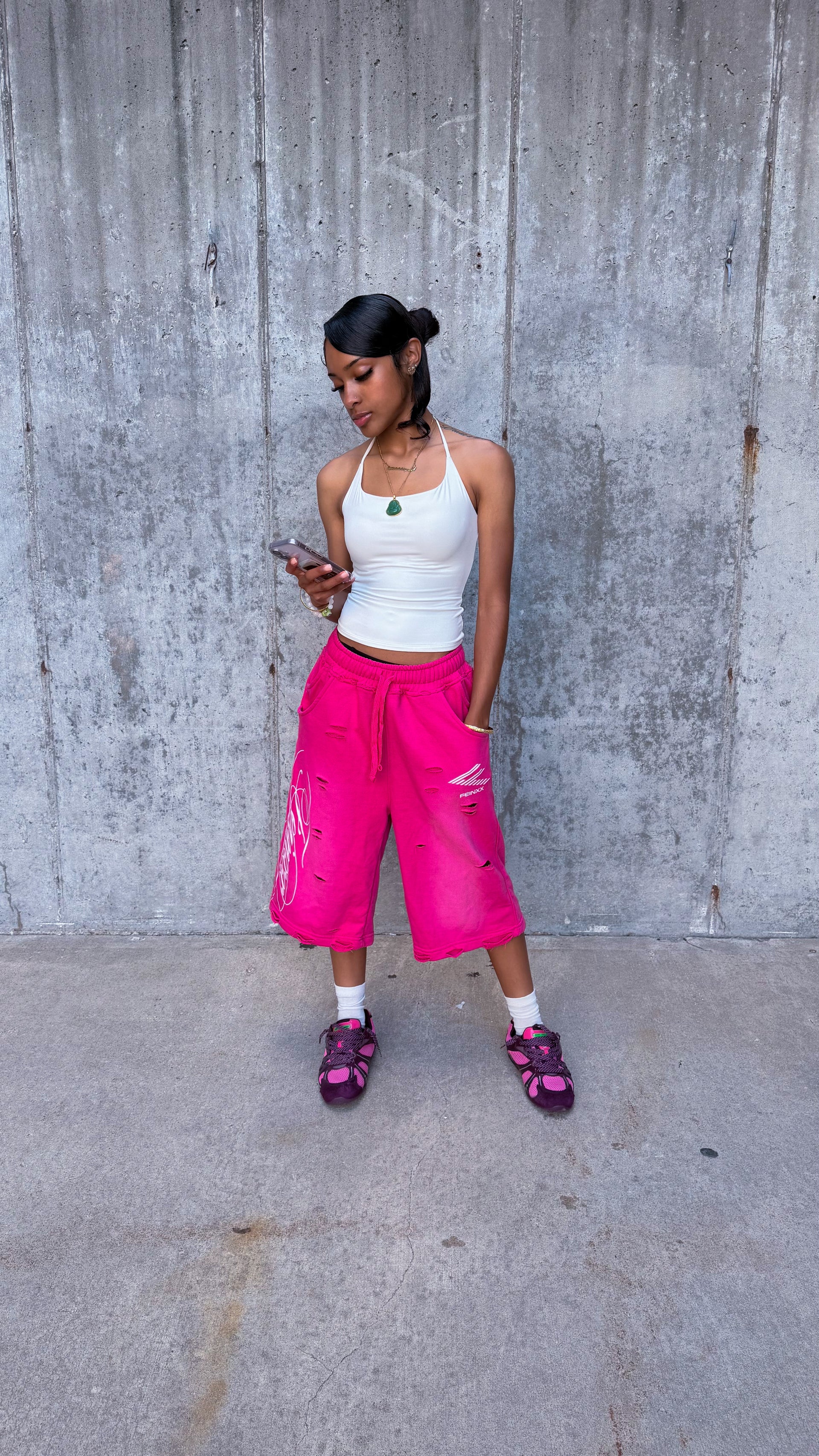 Feinxx pink shorts