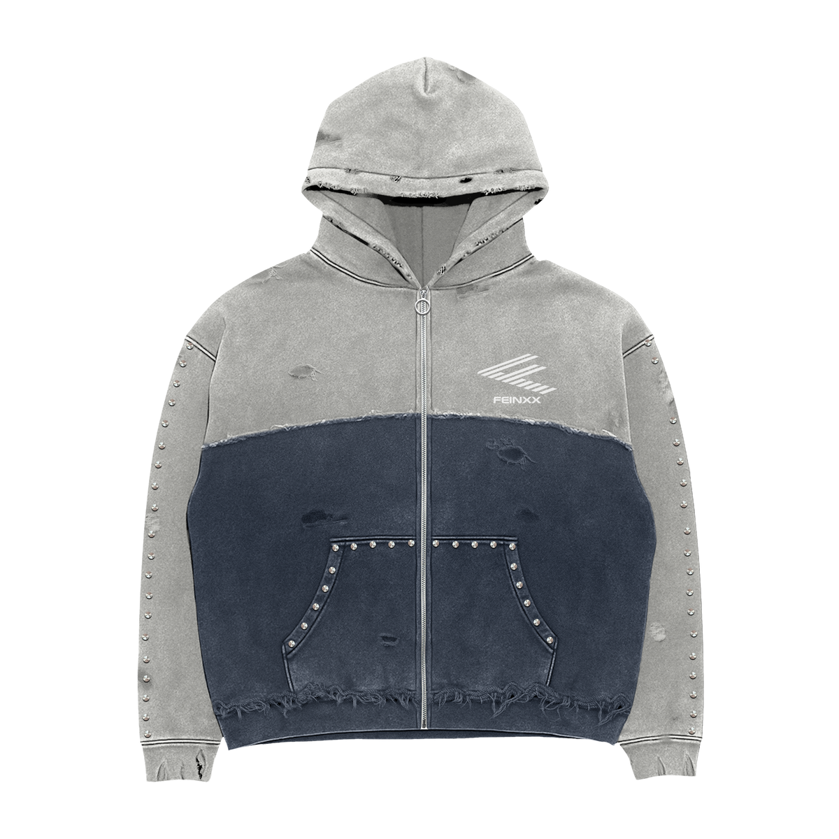 Gray & blue jacket